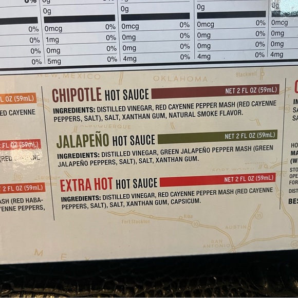 NIB Road Trip Hot Sauce (7) Pack of Hot Sauces - Picture 7 of 10